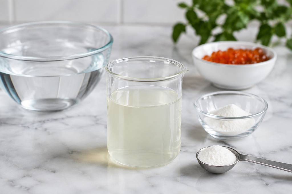 Solution d&rsquo;alginate de sodium : comment la préparer pour la sphérification